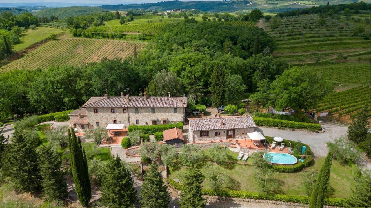 Sangiovese All'Aia Villa Gaiole in Chianti Exterior foto